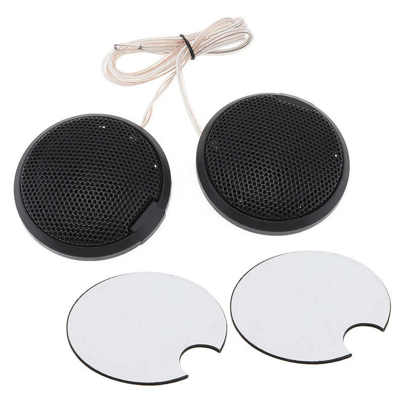 1 Pair 20W Watt Car Silk Dome Tweeters+Crossovers, 4ohm Silk Dome