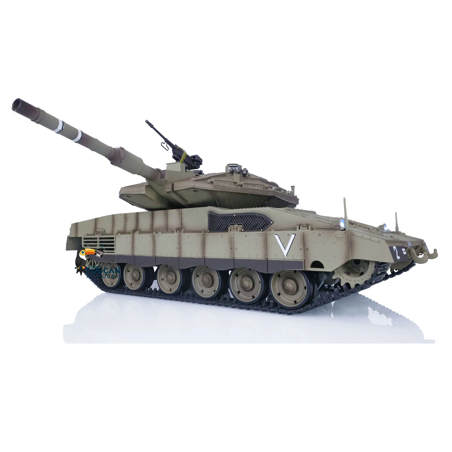 In Stock Heng Long 1/16 IDF Merkava MK IV RC Main Battle Tank 3958 Remote Control Tanks Military Model Toys TH22634-SMT9 5