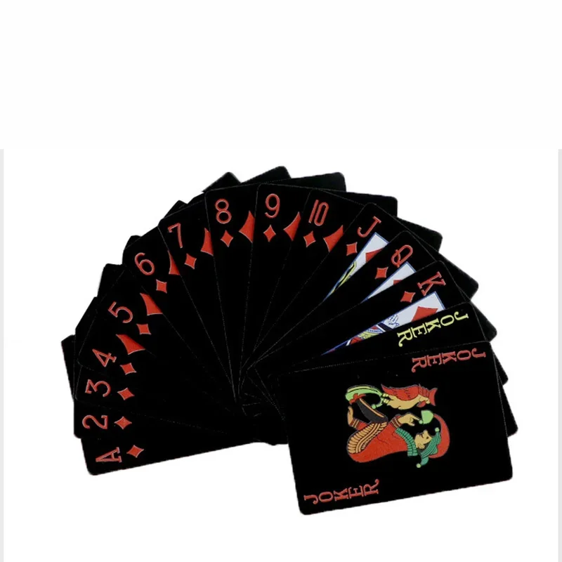 Colorful Playing Cards Frosted Waterproof Plastic 57x87mm playing cards plastic playing cards
