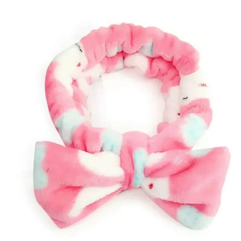 Cute Korean Style Big Bow Hairband Women's Hair Accessories For Makeup Masking Washing Face and Hair Tying Band Hair Headwear