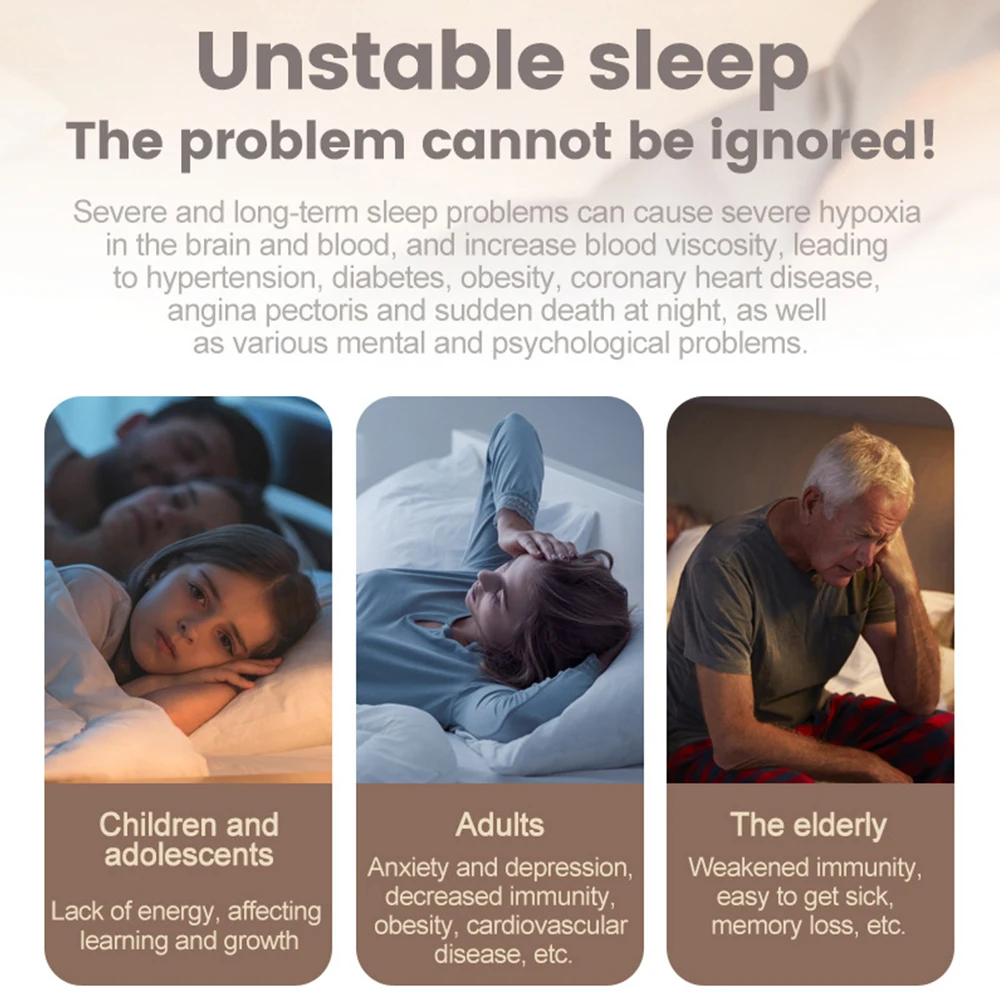 Samrt Sleep Aid Device Handheld Low Frequency Pulse of Microcurrent Sleep Machine Insomnia Relief Anxiety Help Sleep