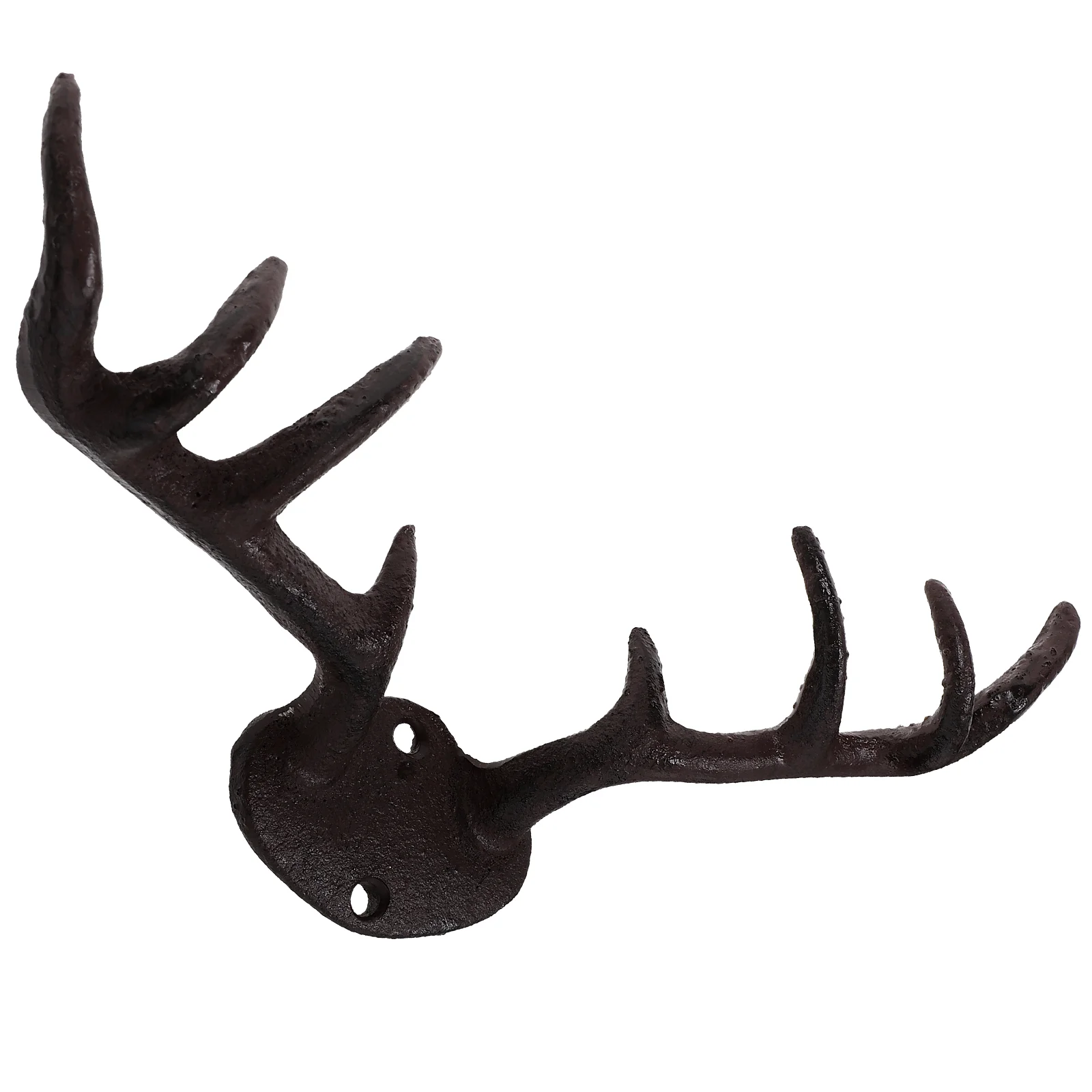 

Cat Iron Antler Wall Hook Decorative Vintage Deer Antler Hook for Entryway Bathroom Bedroom