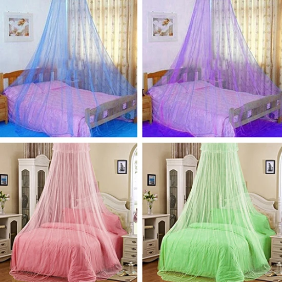 Elegant Lace Insectes Bed Canopy Netting Curtain Round Dome Mosquito Net Bedding