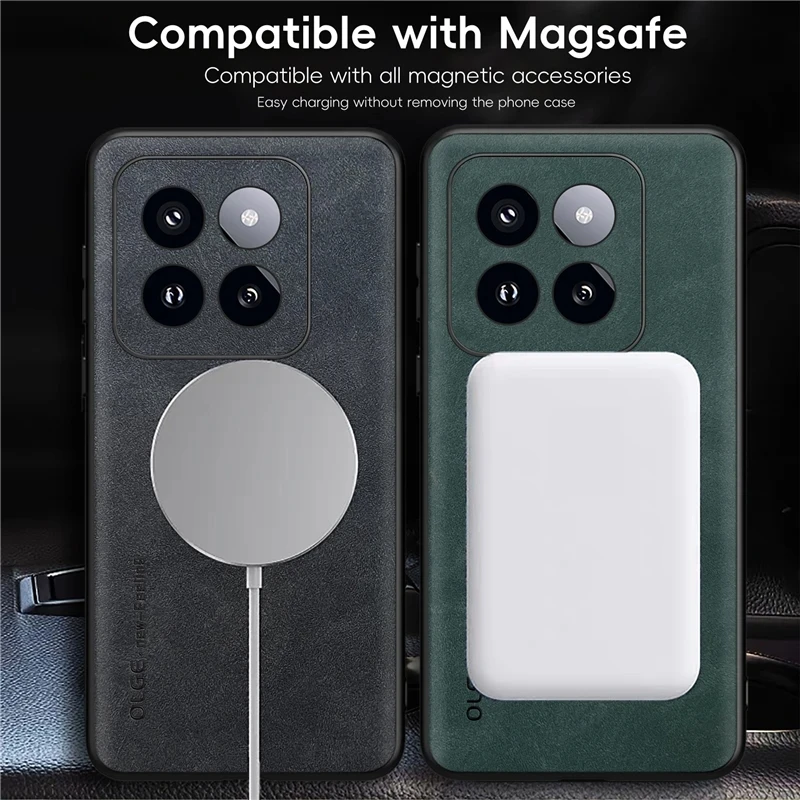 Coque magnétique antichoc pour Xiaomi, compatible modèles 13T, 14, 12T, 12, 11, 10 Lite, 12S Ultra, 12X, 5G, Redmi Note 13 Pro, accessoires_voghion.com