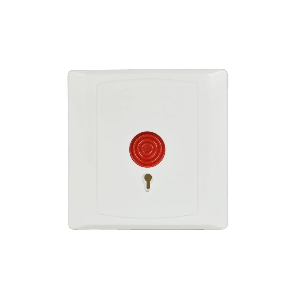 10Pcs Plastic Wired Emergency Button For Alarm System Key to Restoration NC NO Signal Optional GSM Alarm System Push