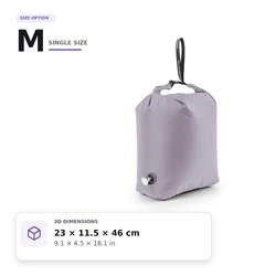 Compression Packing Cubes - Travel Accessories & Waterproof Vacuum Bag Essentials (Purple - M)