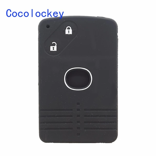 Cocolockey 2 Taste Silikon Auto Schlüssel Karte Abdeckung Shell