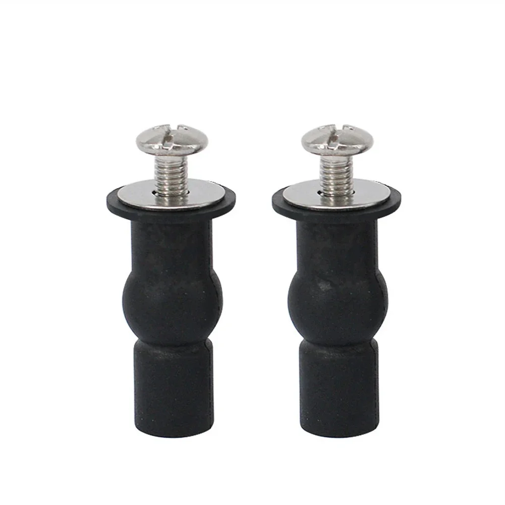 Toilet Seat Screws 2 Pack Hinges Expanding Rubber Top Nuts For Toilet Seat