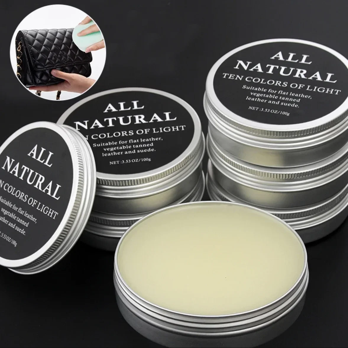 Mink Oil Cream 30g/50g/100g For Leather Shoes Bags
