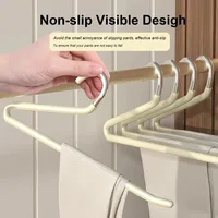 5/15PCS Z-Shape Non-Slip Trouser Rack Goose Type Dip Plastic Pants Rack Wardrobe Towel Scarf Storage Hangers Gym Pants Storage 2