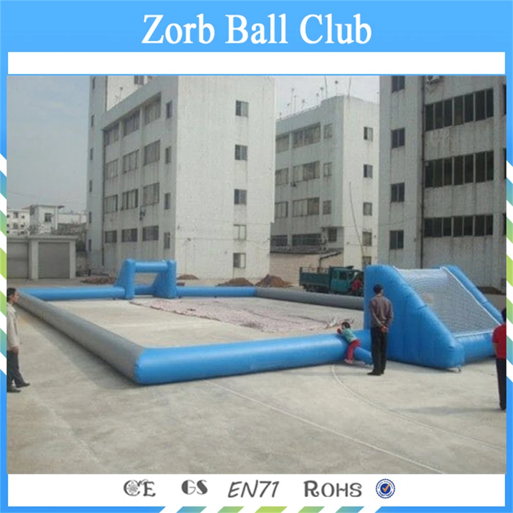 Free Shipping 16x10m Inflatable Football Field,soccer Football Field