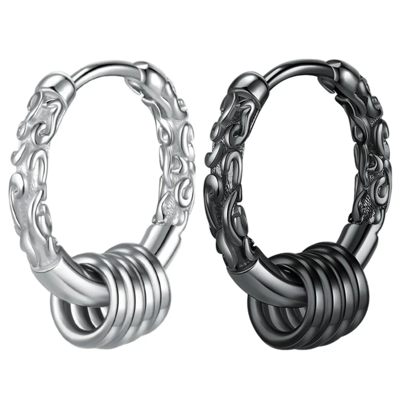 Punk , ,Hoop, Earrings Hoop Earrings Sets , Earrings, for Women Man Jewelry, Simple birthday gift.