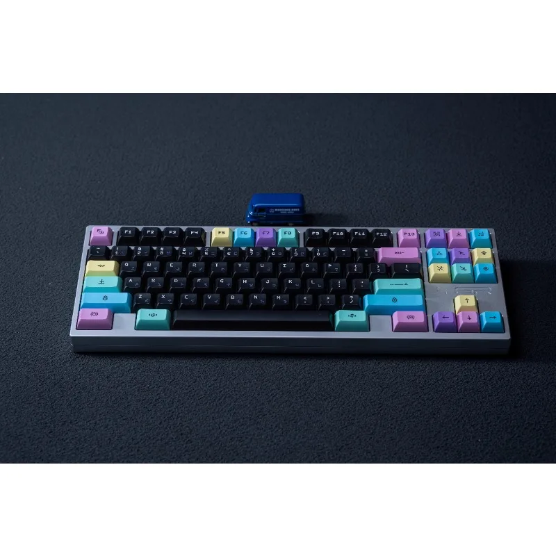 Keyreative ASTHA 키캡 세트 154 키 KAM 프로필 PBT 승화 인쇄 Doubleshot Legends 다중 Colorways 인체 공학적 디자인