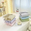 Summer Girls Solid Color Lace Bed Skirt Soft Mattress Mat Cover Home Washable Fitted Bedsheet Queen King Size(No Pillowcase) 1pc 6
