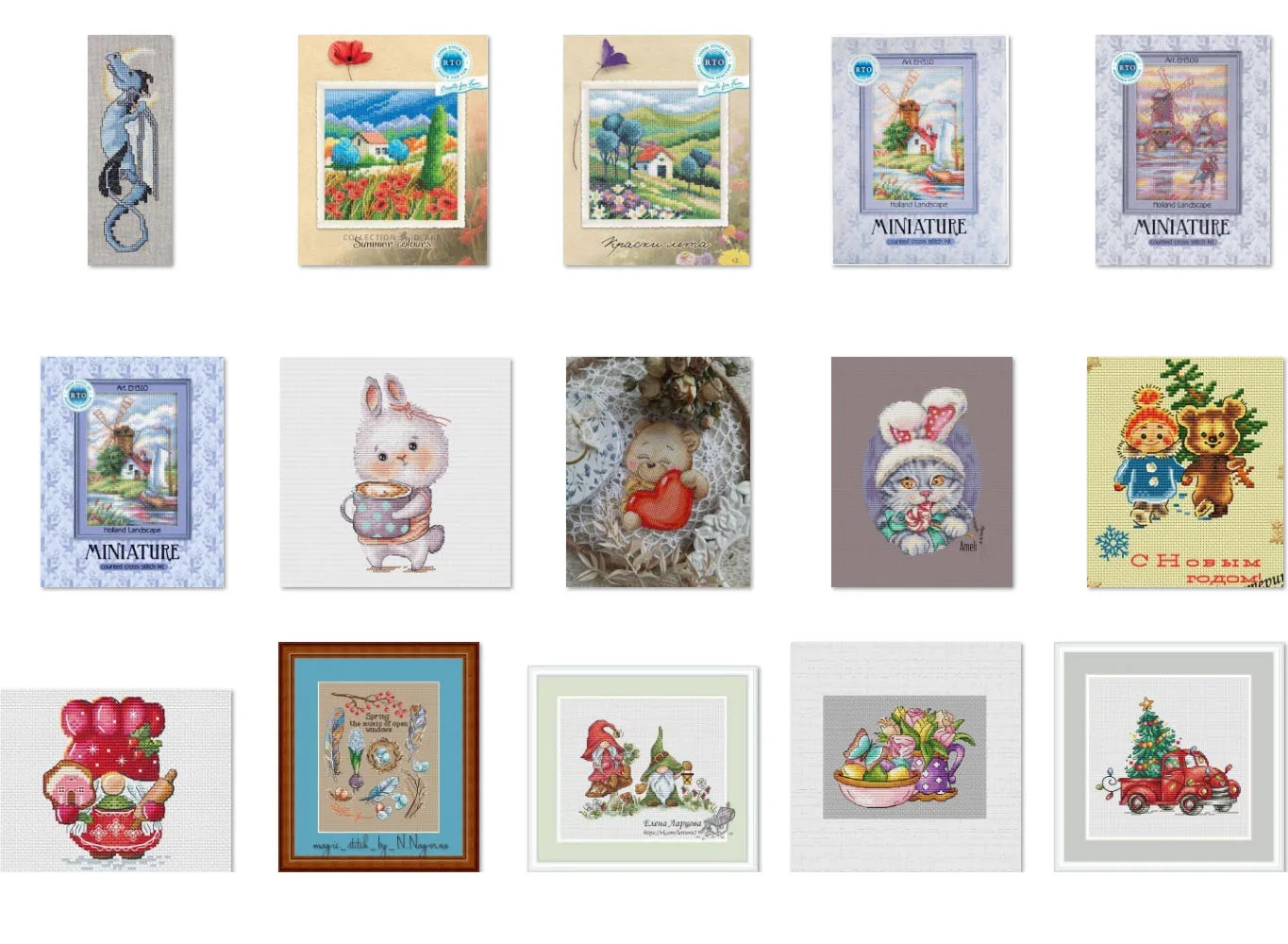 Osterei Topf 22-18 Dekor, Heimhandwerk, Weihnachts-Kreuzstich-Set, gezählte DIY-Kreuzstich-Sets, Kühlschrank-Kühlschrank