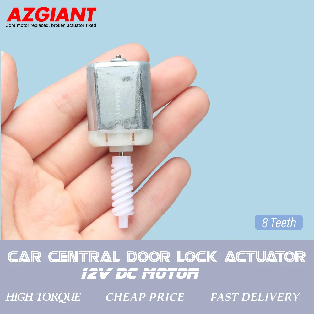 

AZGIANT 8Teeth FC-280SC-18165 Car Door Central Lock Actuator 12V DC Motor Engine Repair For Opel Monza