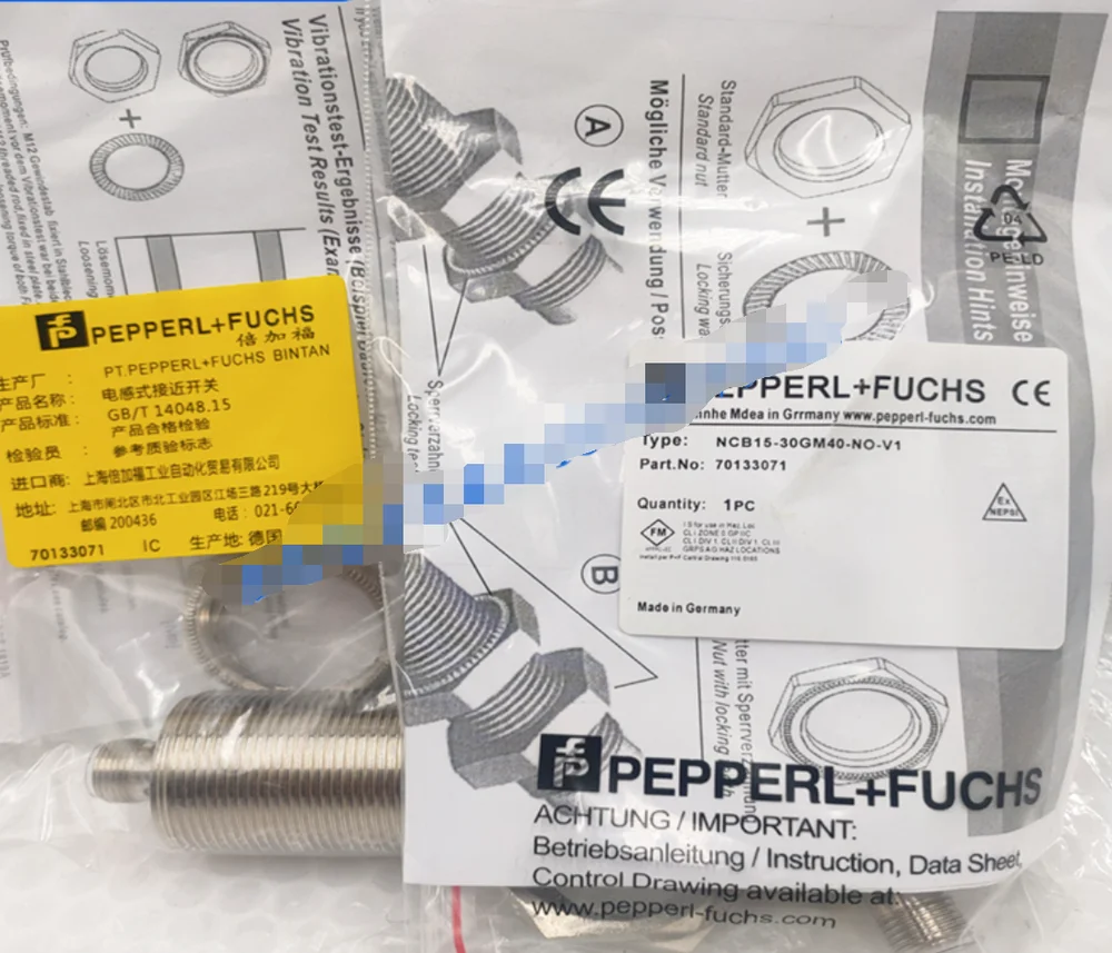 

Z 1PCS NEW PEPPERL + FUCHS NCB15-30GM40-N0-V1 sensor
