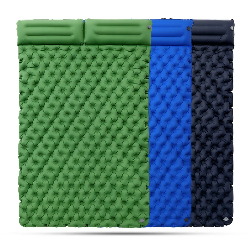OutdoorCampingDoubleInflatableMattressExtraWideSleepingPad