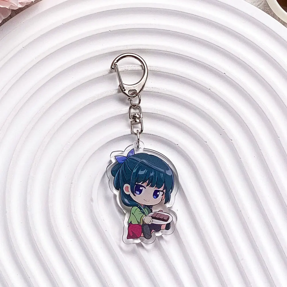 1/6PCS Anime The Apothecary Diaries Acrylic Keychain Bag Charms Accessories Funny Cute Backpack Pendant Key Holder Friend Gifts