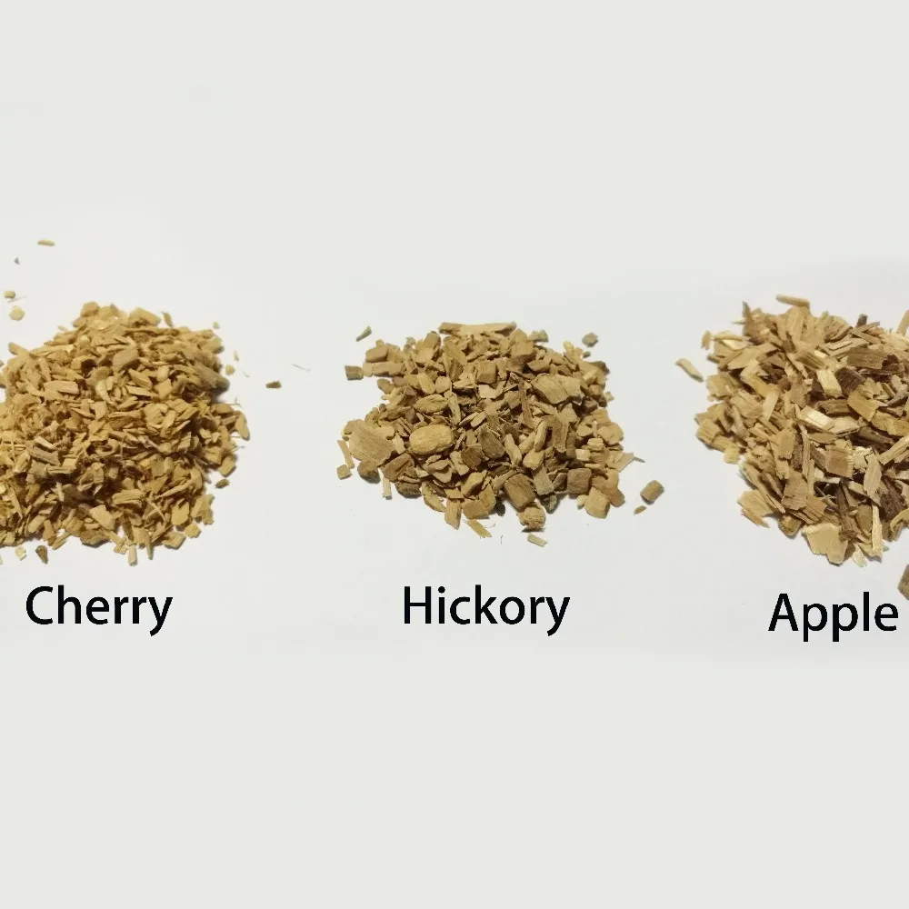 125g/bag Wood Chips Apple Cherry Oak Pecan Outdoor Smoker Fumigation Box Bacon Wood Piece Smoked BBQ Grill Tool Accessories