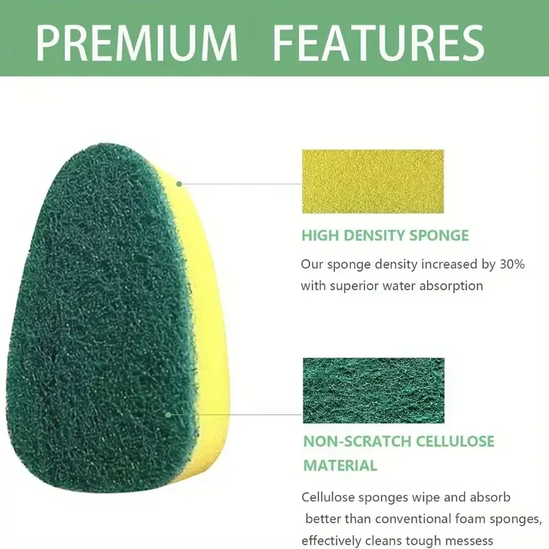 1/6-Dish Wand Soap Cleaning Brush Set