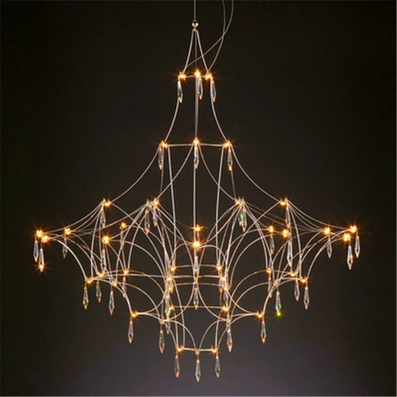 

Luxury chandelier LED crystal chandelier restaurant modern light romantic living room villa full of stars decorative lighting