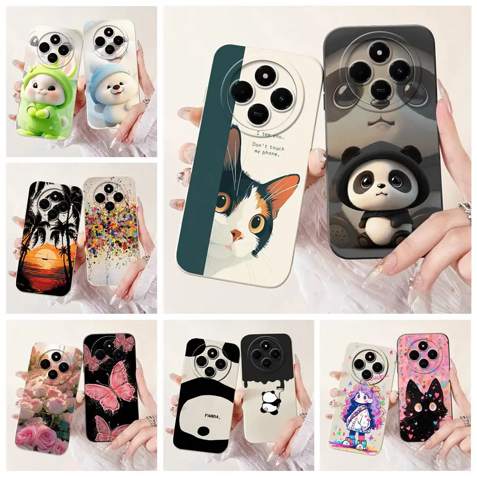Cute Panda Cartoon Soft TPU Phone Case - Stylish and Durable Back Cover