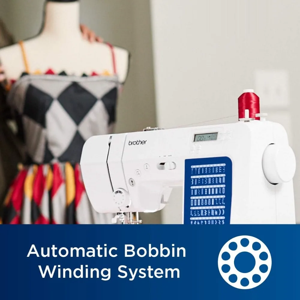 CS7000X Computerized Sewing and Quilting Machine, 70 Built-in Stitches, LCD Display, Wide Table, 10 Included Feet 6