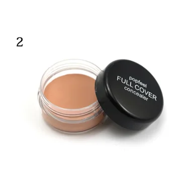 Heallor Hide Blemish Face Eye Lip Cream Concealer Makeup Foundation Professional Full Cover Contour Base Make Up Concealer Cream - Thumbnail 5