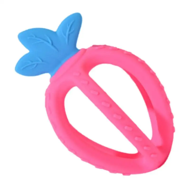 

Baby Teething Ball Fruit Baby Teether Made Of Food-grade Silicone Silicone Molar Chew Toy Exercise The Flexibility Of The Baby's