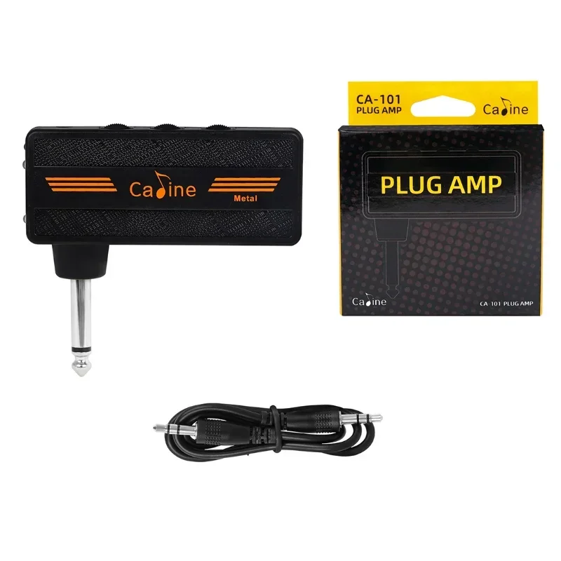 

CalineElectric Guitar Amplifier Mini Amp Headphone Amp Acoustic Guitar Bass Sound Pedal Headphone Speakers CA-101 Delay