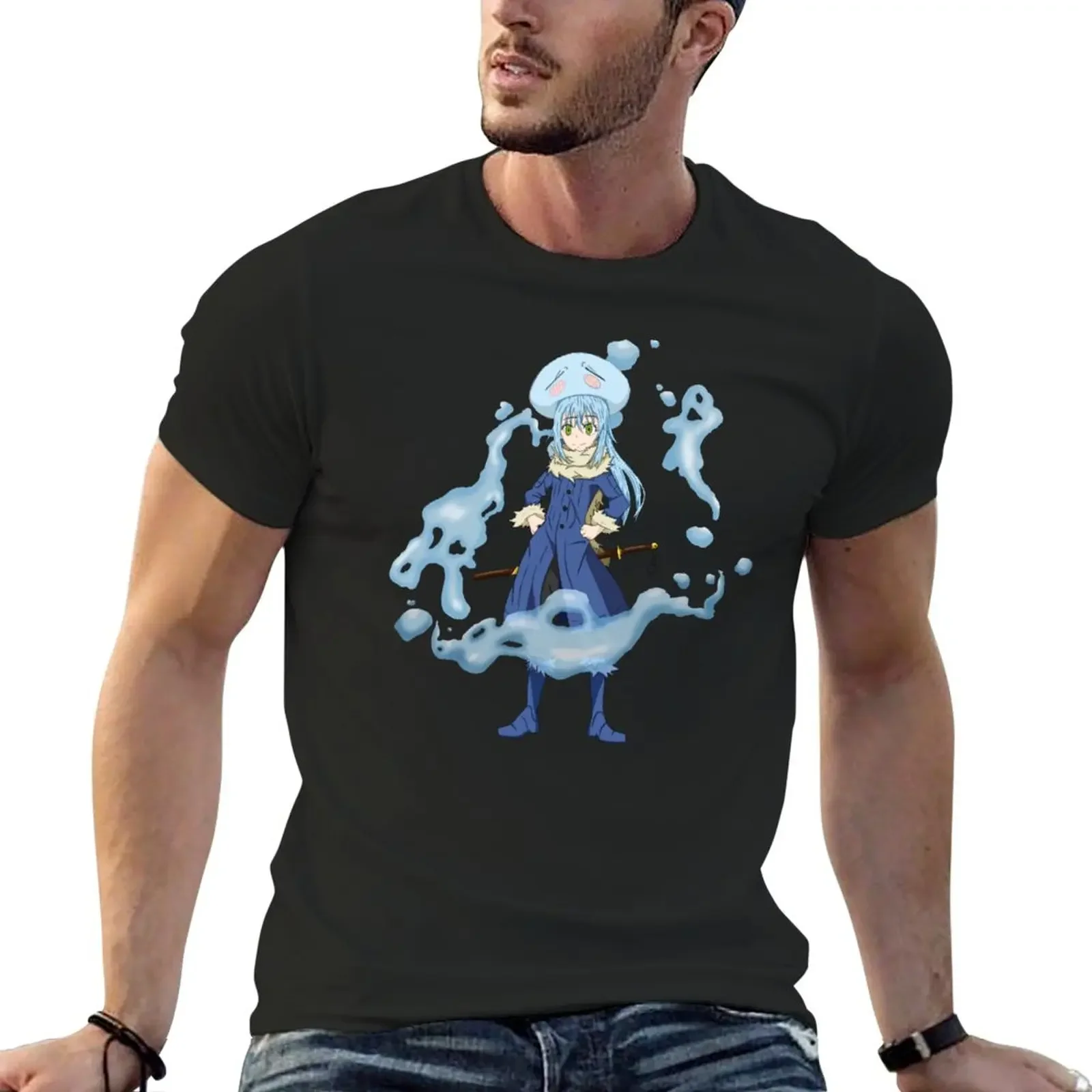 

Temp slime T-Shirt blacks customs sweat shirts tees t shirts men