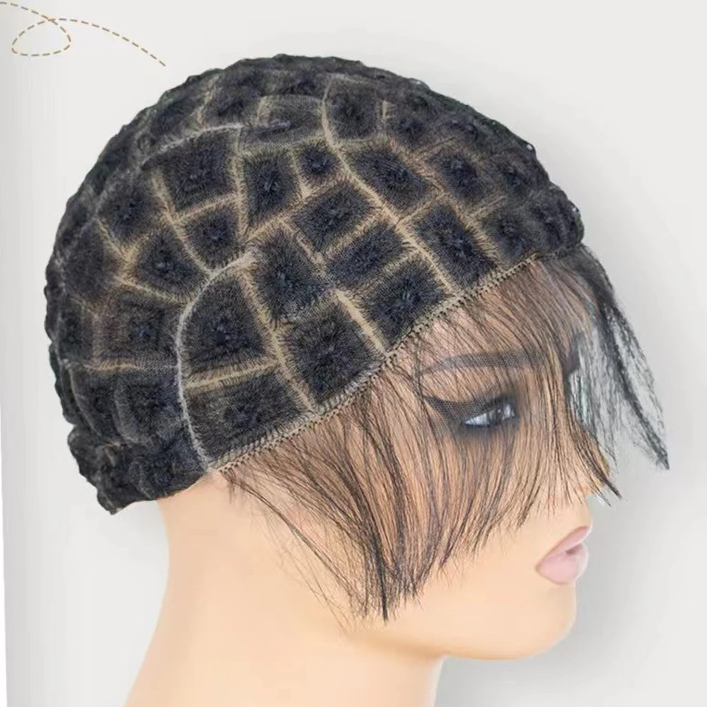 Wig Caps Braided for Crochet Braids Full Double Lace With Baby Hair Suitable for Making Crochet Wigs with Bangs