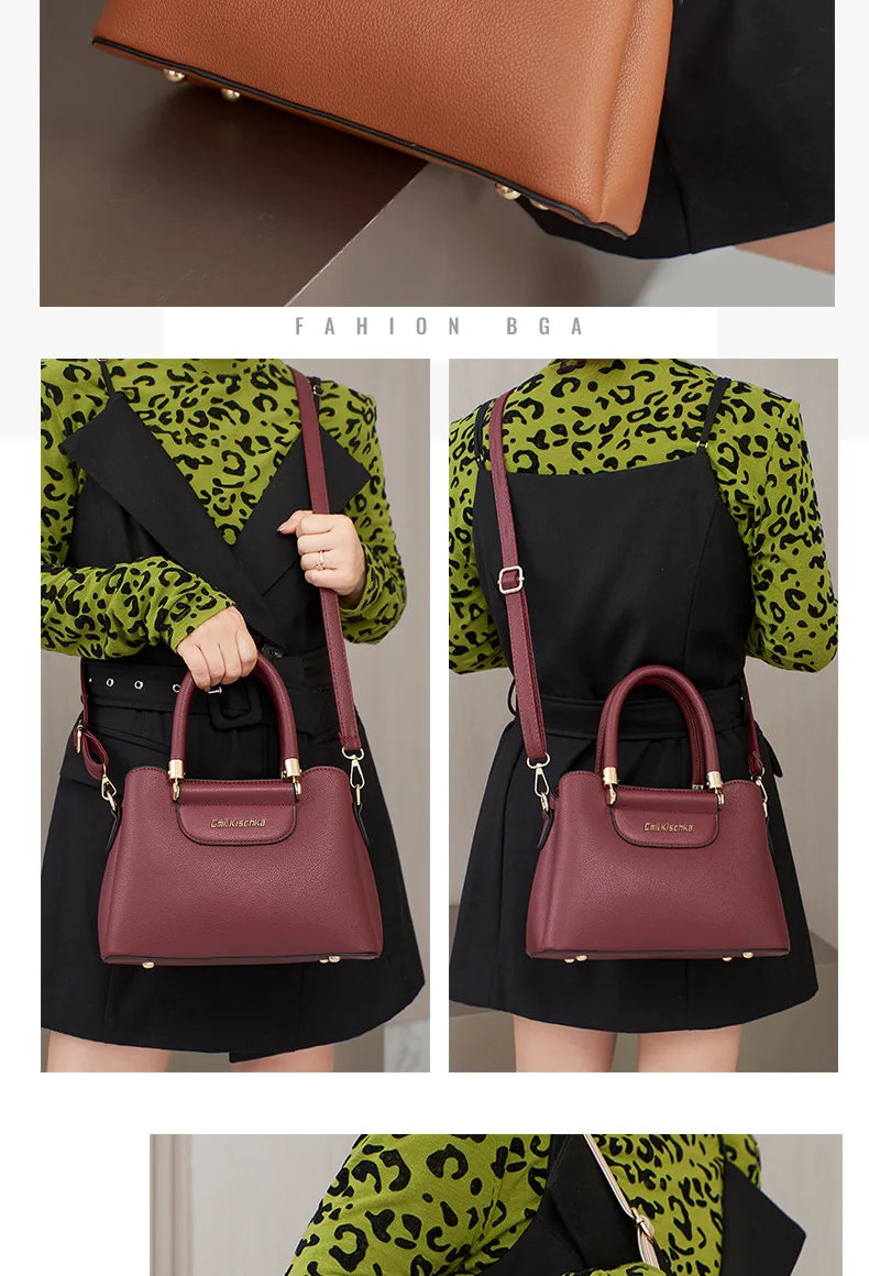 حقيبة يد نسائية فاخرة من الجلد الصناعي – تصميم مصمم أنيق، سعة كبيرة، حقيبة كتف وكروس بودي كلاسيكية للتنقل اليومي 12 S2e18071d8a954a9eba950d4defde2722g