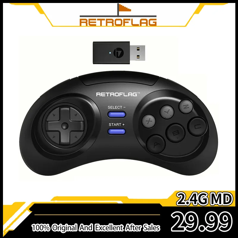 Retroflag Classic 2.4G Controller-M Supporto Per Nintendo Switch Windows Md Mini/Mini 2 E Raspberry Pi Wireless Gamepad