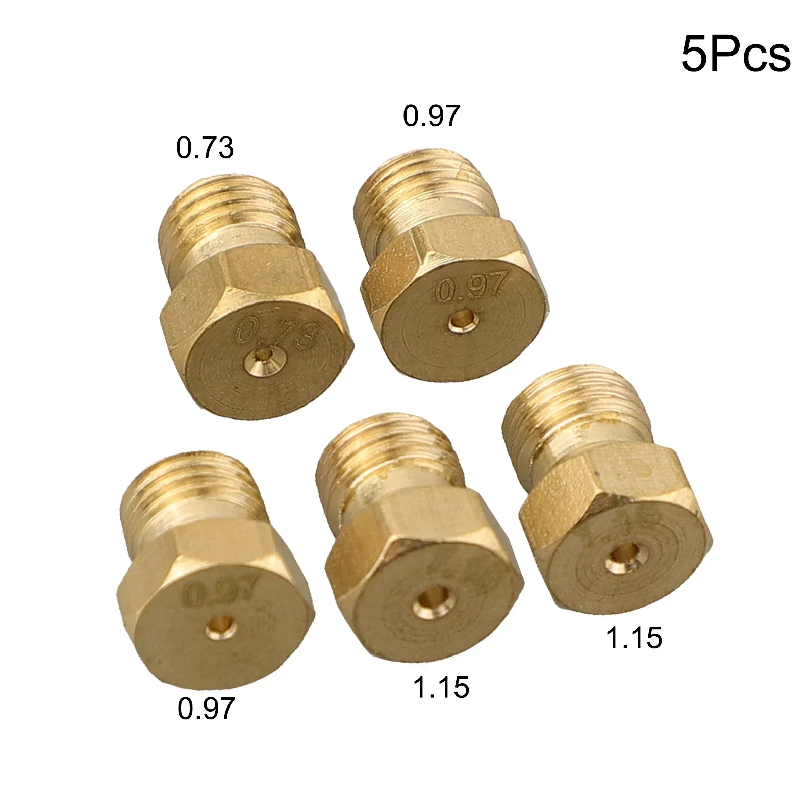 5PCS Burner Gas Natural Gas Hob For LPG Conversion Kit Jets Nozzles Injectors Set Cooking Stove Jet Burner Hobs Parts