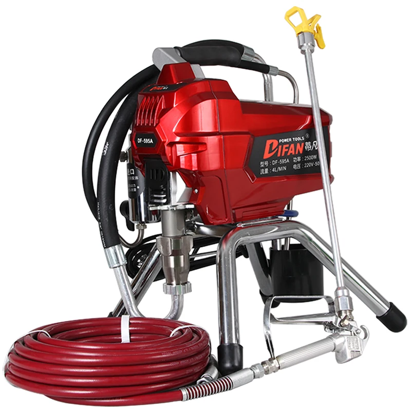 

2020 горячая Распродажа 3000PSI мини портативный насос для покраски, пистолет-распылитель для шпатлевки, распылители, Электрический безвоздушный распылитель краски высокого давления