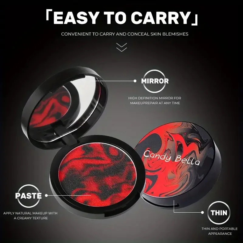Setting powder Full Coverage Matte Finish Suitable for All Skin Types Oil Control with HD Mirror