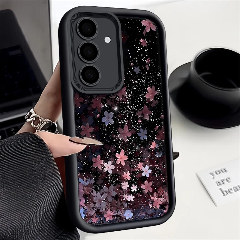 Cherry Blossom Silicone TPU Phone Case