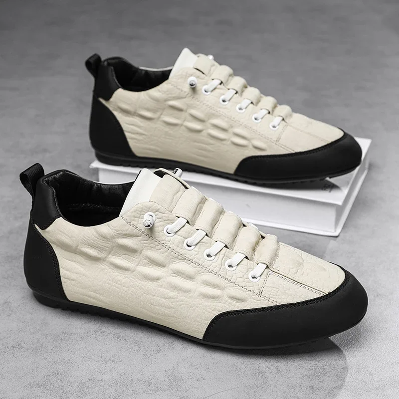 

Retro Lightweight Non-slip Business Men Shoes 2023 Autumn New Men's Casual Shoes Fashionable and Comfortable Breathable Sneakers