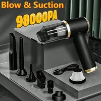 Powerful Portable Cordless Car Vacuum Cleaner 4-In-1 Brush Head Lightweight Vacuum Cleaner for Car Home Cleaning Machine