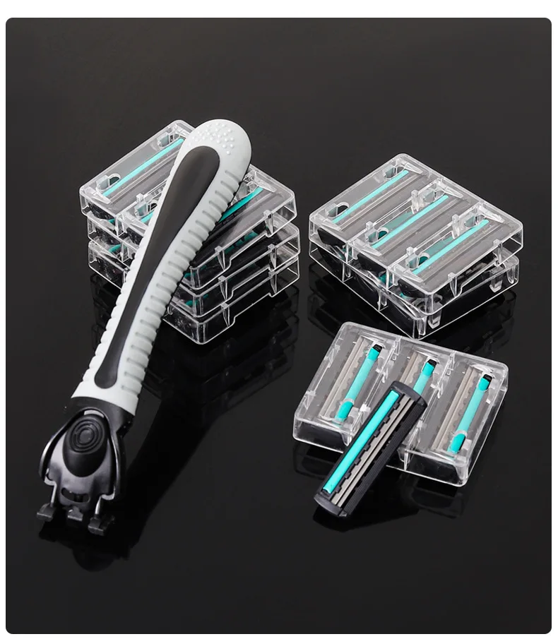Men's Reusable Shaver with Imported Blades and Multi-Tool Head