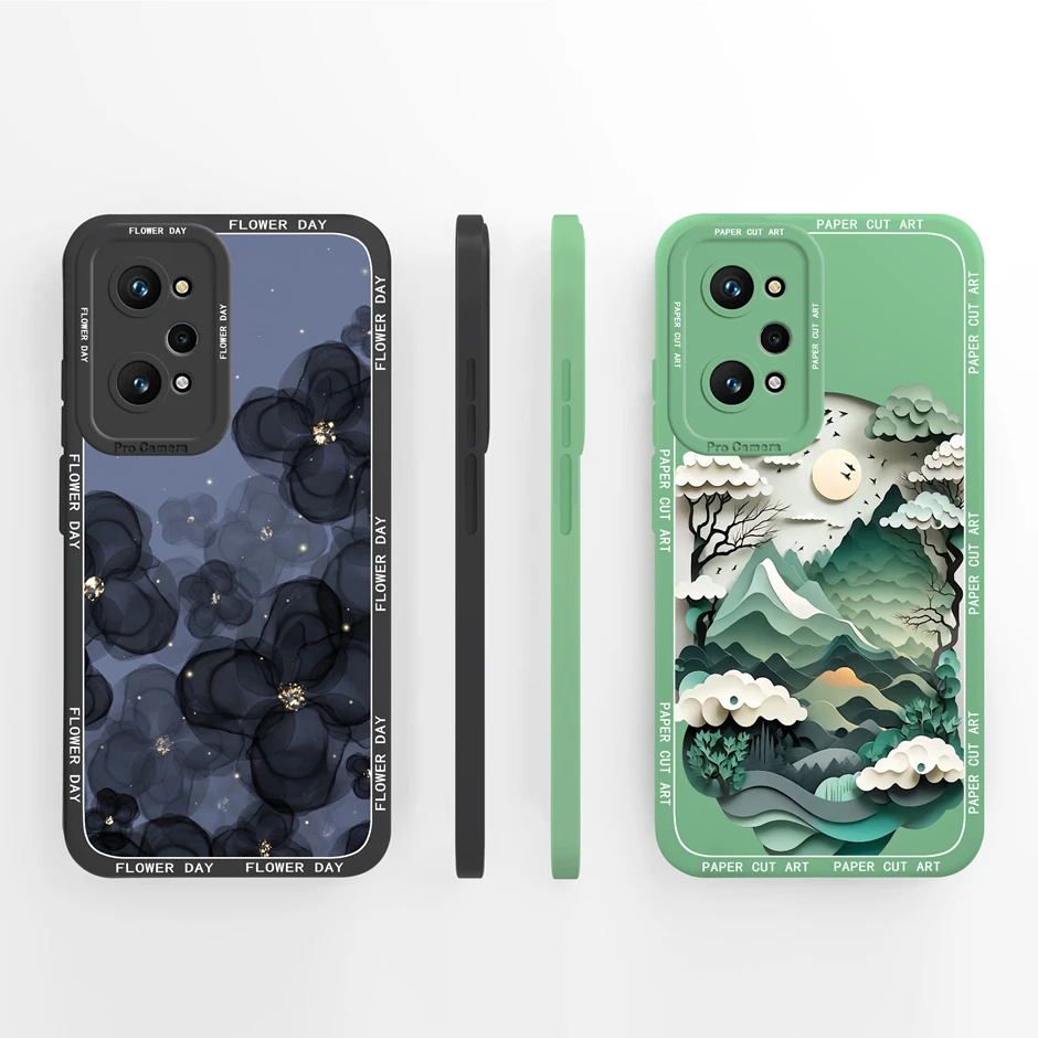 Pretty Flowers Silicone Soft Protective Case - Stylish Protective Cover
