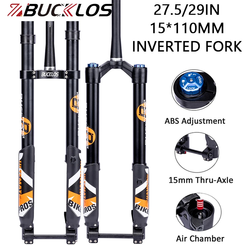 BUCKLOS Down Hill Bicycle Fork 29in Air Suspension Free Ride