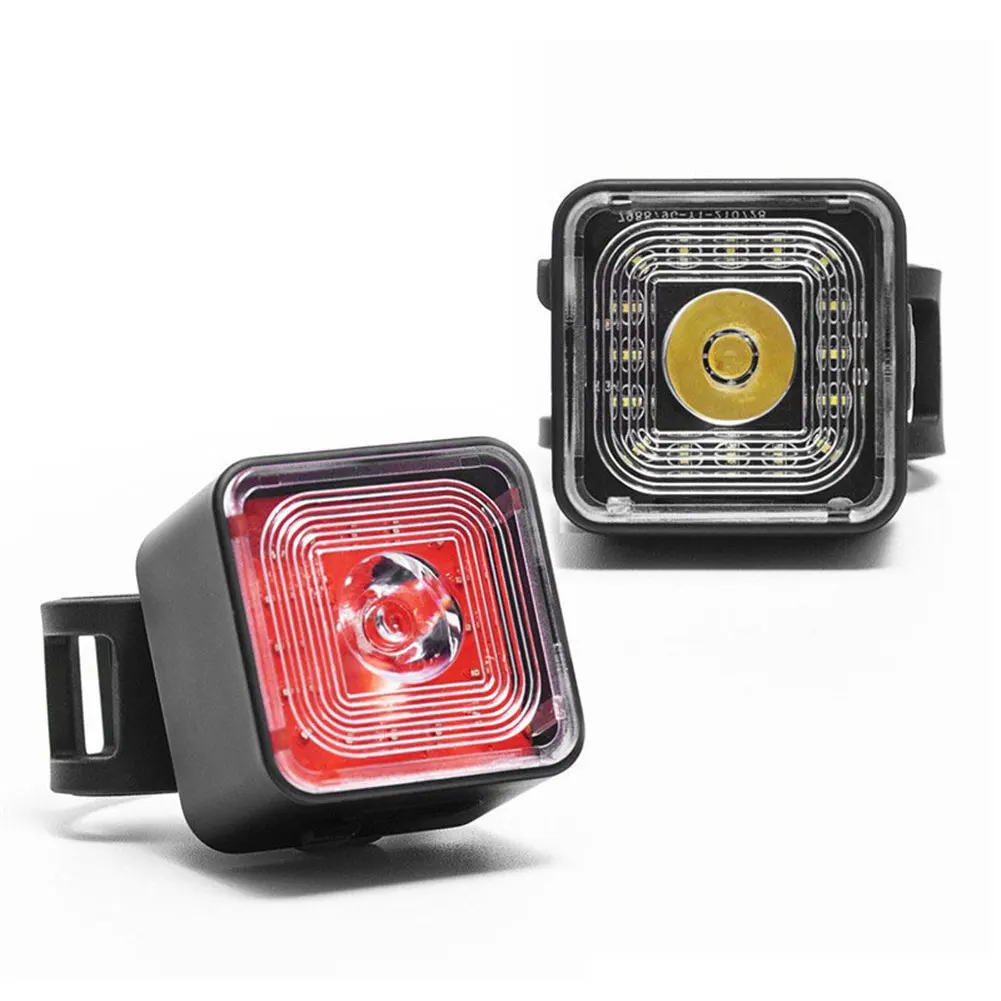 Kit De Luces Para Bicicleta Recargable USB, Impermeable Y Súper Brillante, Ideal Para Ciclismo Nocturno Y Seguridad En Condiciones De Baja Visibilidad