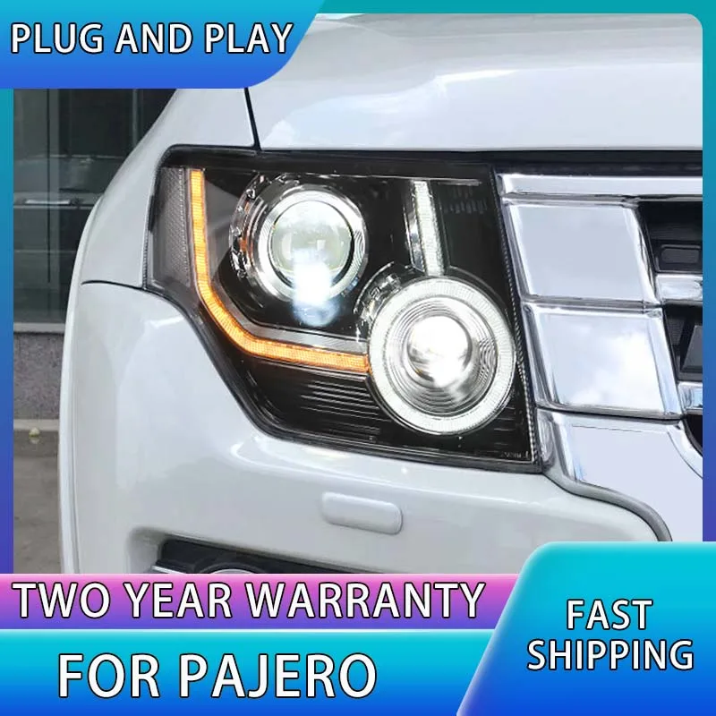 

Car Lights For Pajero V93 V95 V97 2008-2021 LED Headlight DRL Fog Lamp Turn Signal Low Beam High Beam Projector Lens Accessories