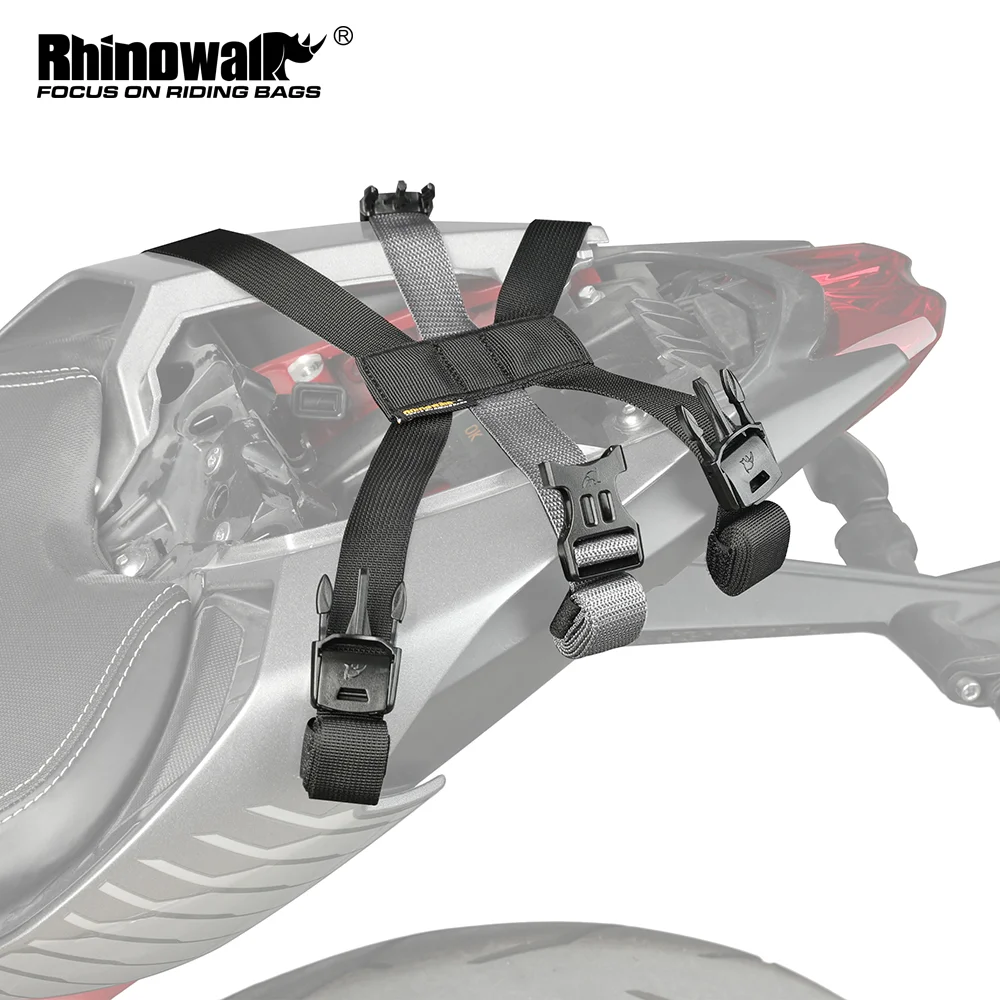 Rhinowalk Motorcycle Tail Bag Mounting Strap Set