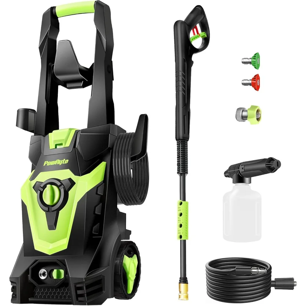 Electric Pressure Washer, Foam Cannon, 2 Different Pressure Tips, Power Washer, 3500 PSI 2.4 GPM