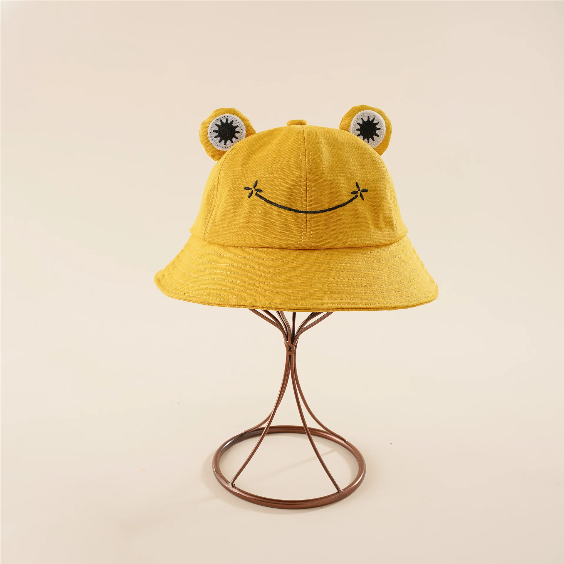 Ouder-Kind Cartoon Kikker Emmer Hoed Panama Vissen Cap Leuke Froggy Hoed Femme Bob Chapeau Outdoor Zonnebrandcrème Visser Gorros