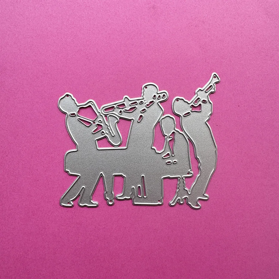 

Musicians Scrapbooking Cutting Dies Yiwu stock clearance DIY Paper gift Card Making metal craft Album